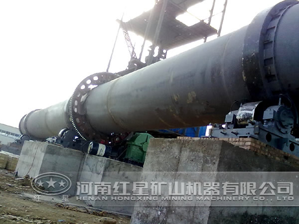 氧化鋅回轉窯作業(yè)現(xiàn)場