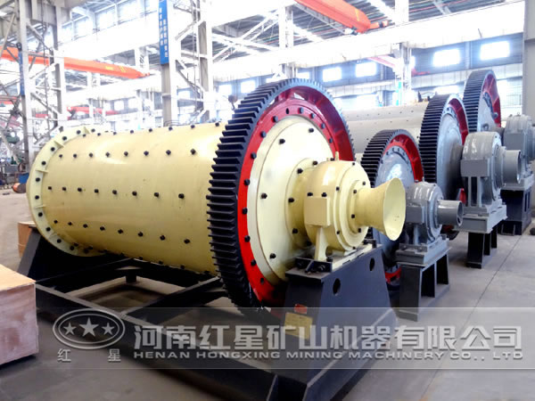 不同規(guī)格型號的球磨機設備