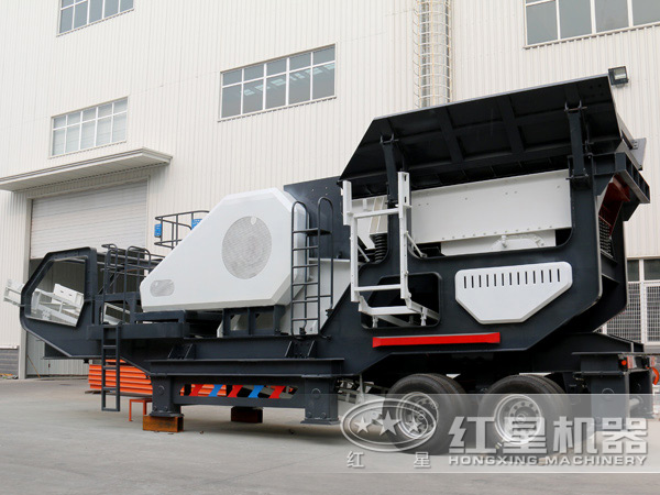 鵝卵石移動(dòng)式破碎站 鵝卵石移動(dòng)式破碎站