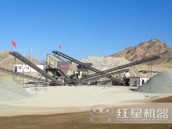 制砂生產(chǎn)線(xiàn)現(xiàn)場(chǎng)