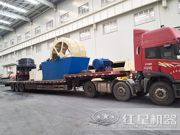 甘肅金昌花崗巖破碎加工項(xiàng)目發(fā)貨現(xiàn)場 甘肅金昌花崗巖破碎加工項(xiàng)目發(fā)貨現(xiàn)場