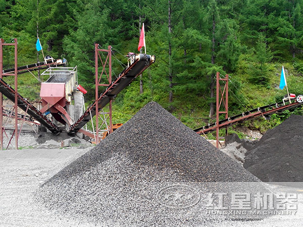 HVI沖擊式制砂、整形機(jī)加工出的石料