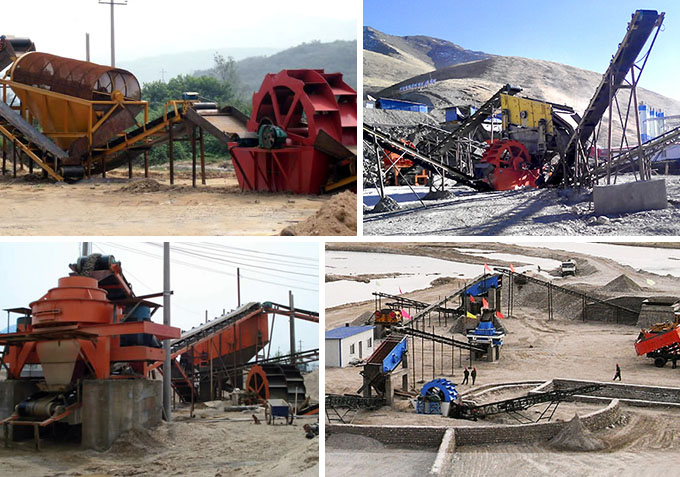 洗砂機(jī)作業(yè)現(xiàn)場(chǎng)拼圖 洗砂機(jī)作業(yè)現(xiàn)場(chǎng)拼圖