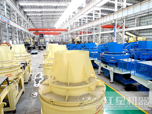 紅星制砂機(jī)車(chē)間一角 紅星制砂機(jī)車(chē)間一角