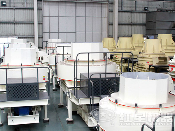 不同類型、型號的制沙機