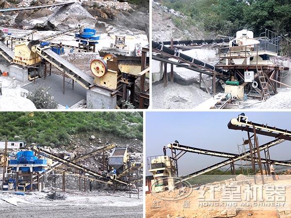 環(huán)保型制砂機作業(yè)在湖南、山東等地