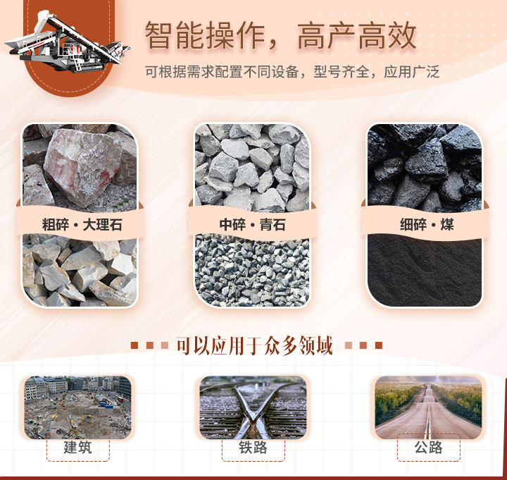 移動顎式破碎機應(yīng)用范圍 移動顎式破碎機應(yīng)用范圍