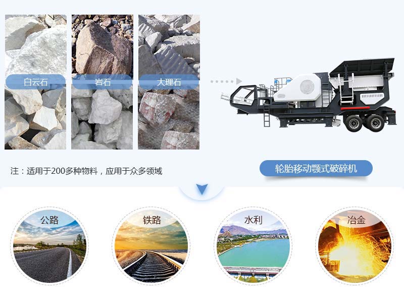 流動碎石機(jī)應(yīng)用范圍