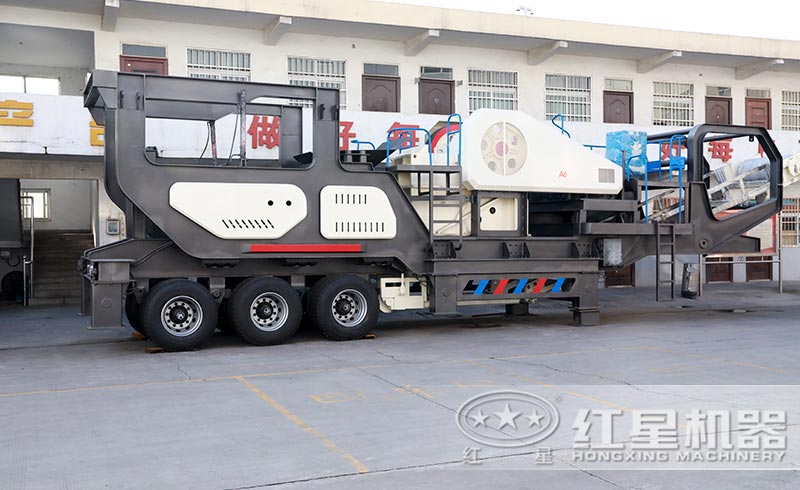 輪胎顎式移動(dòng)破碎站 輪胎顎式移動(dòng)破碎站