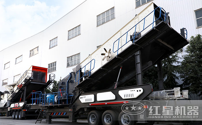 移動石料生產線 移動石料生產線