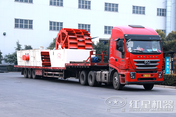 三輪洗砂機發(fā)貨現(xiàn)場 三輪洗砂機發(fā)貨現(xiàn)場