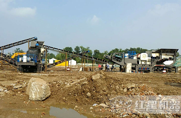 建筑垃圾處理現(xiàn)場 建筑垃圾處理現(xiàn)場