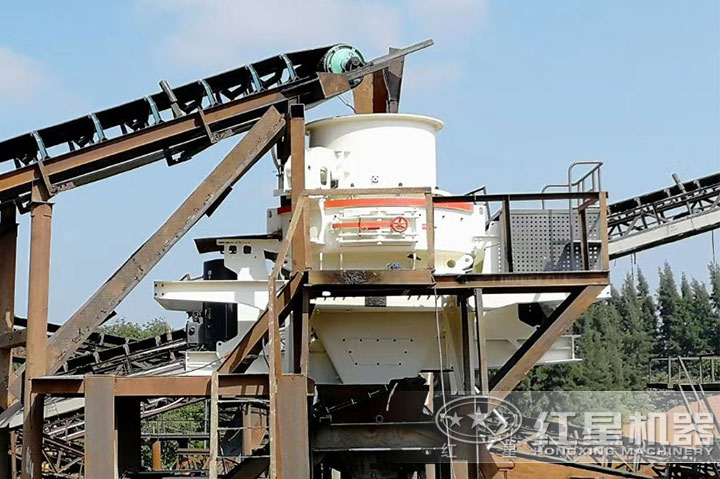 制砂機(jī)現(xiàn)場