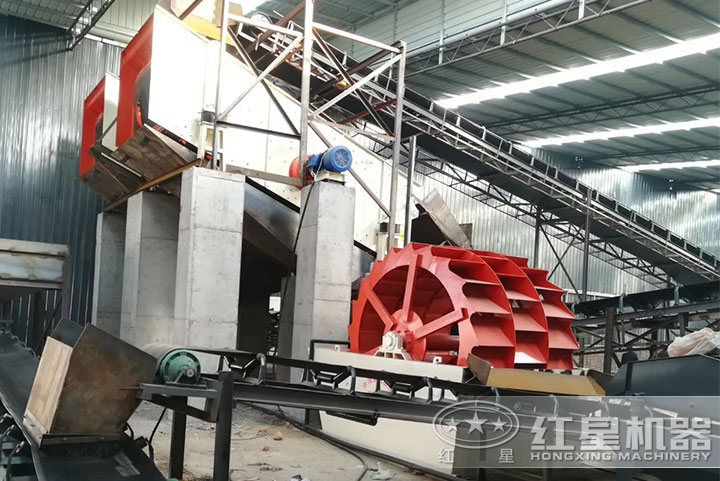 水洗砂機器現(xiàn)場 水洗砂機器現(xiàn)場