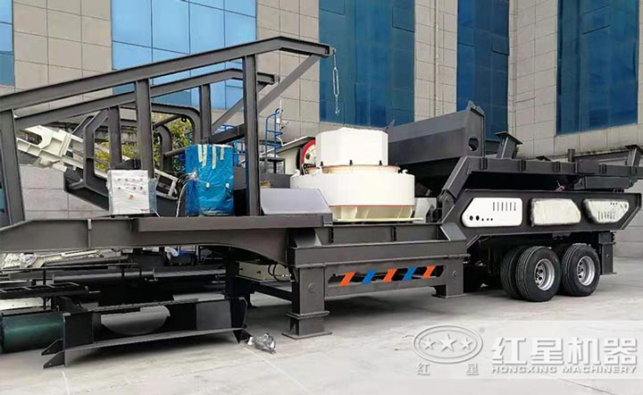 移動(dòng)制砂機(jī)圖