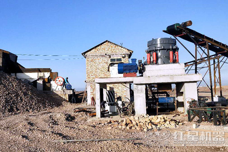 大型破碎石子機(jī)客戶現(xiàn)場，可到場參觀