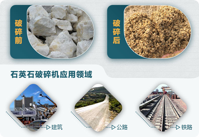 石英石破碎機應用領(lǐng)域 石英石破碎機應用領(lǐng)域