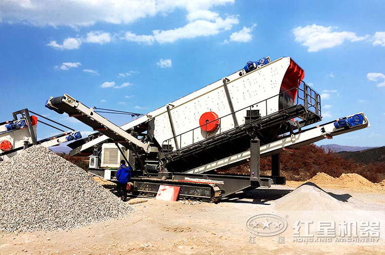 履帶移動(dòng)破碎站工作現(xiàn)場(chǎng) 履帶移動(dòng)破碎站工作現(xiàn)場(chǎng)