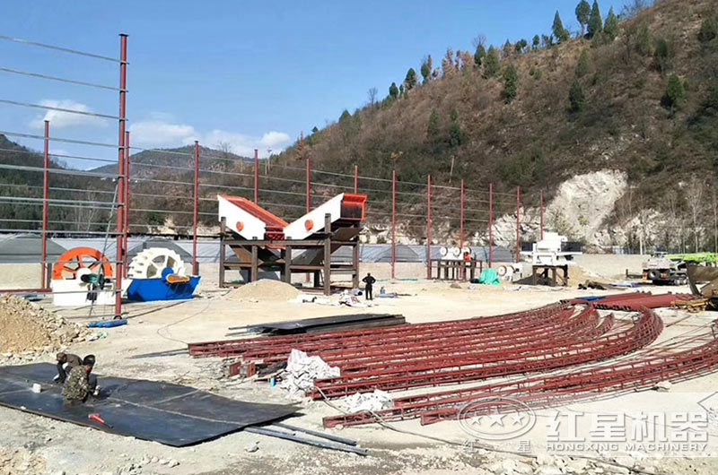 濕法制砂安裝客戶現(xiàn)場(chǎng) 濕法制砂安裝客戶現(xiàn)場(chǎng)